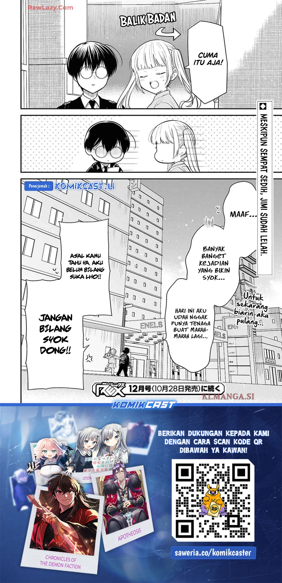 1-nen A-gumi no Monster Chapter 76 Gambar 28