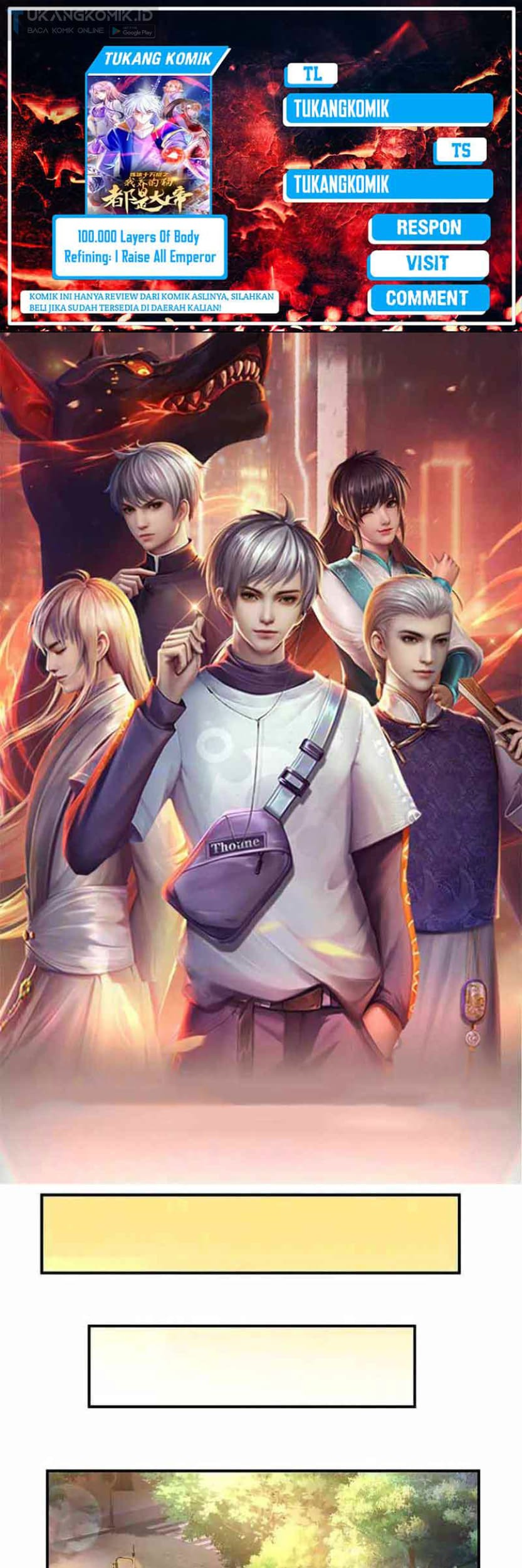 Baca Komik 100.000 Layers Of Body Refining: I Raise All Emperor Chapter 254 Gambar 1