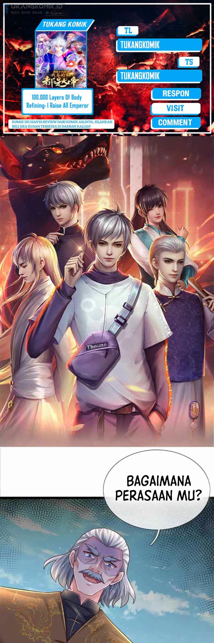 Baca Komik 100.000 Layers Of Body Refining: I Raise All Emperor Chapter 273 Gambar 1