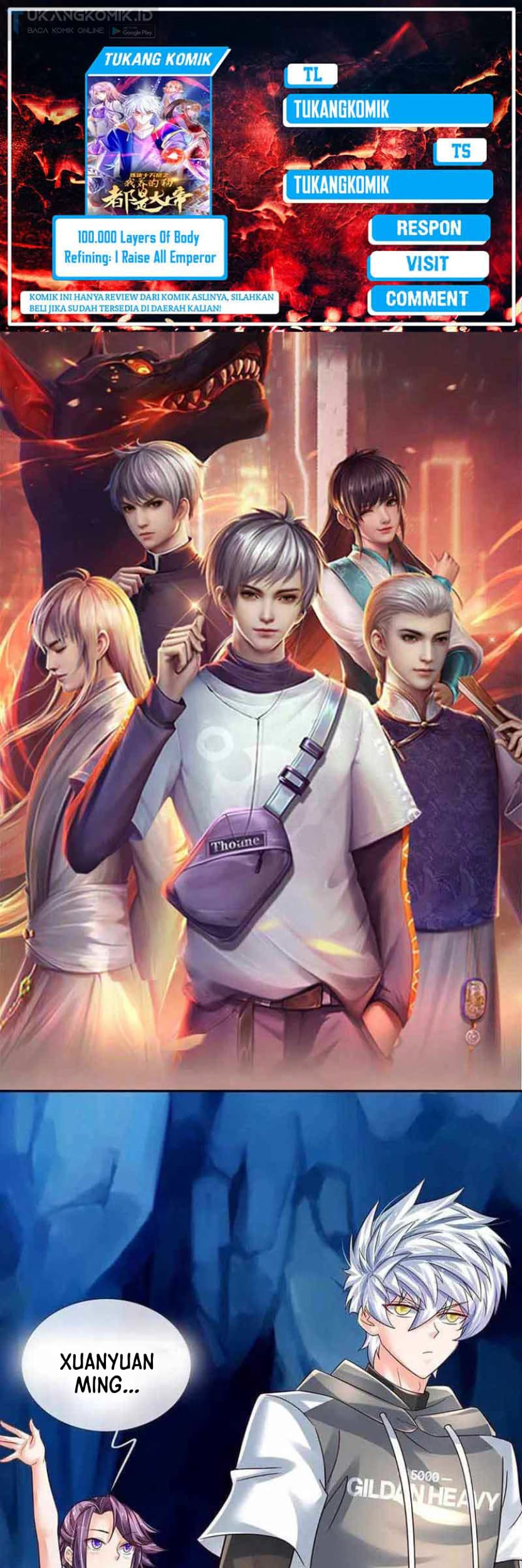 Baca Komik 100.000 Layers Of Body Refining: I Raise All Emperor Chapter 274 Gambar 1