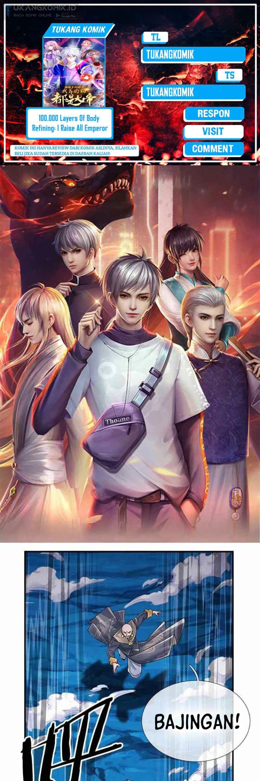 Baca Komik 100.000 Layers Of Body Refining: I Raise All Emperor Chapter 275 Gambar 1