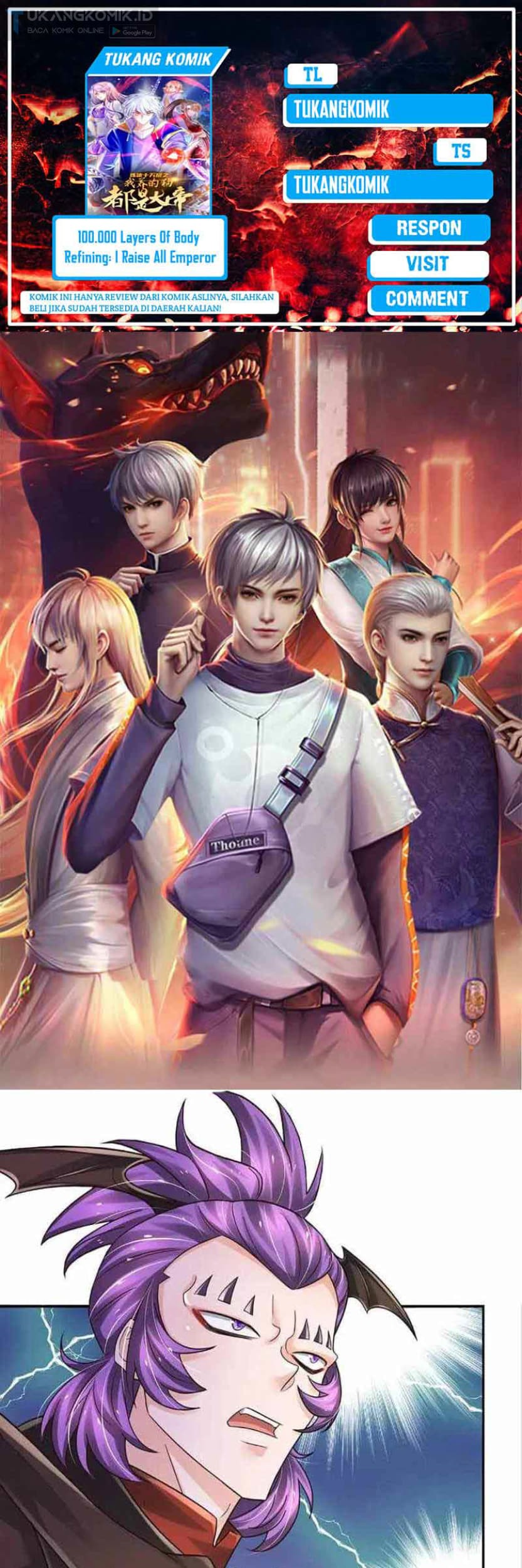 Baca Komik 100.000 Layers Of Body Refining: I Raise All Emperor Chapter 277 Gambar 1