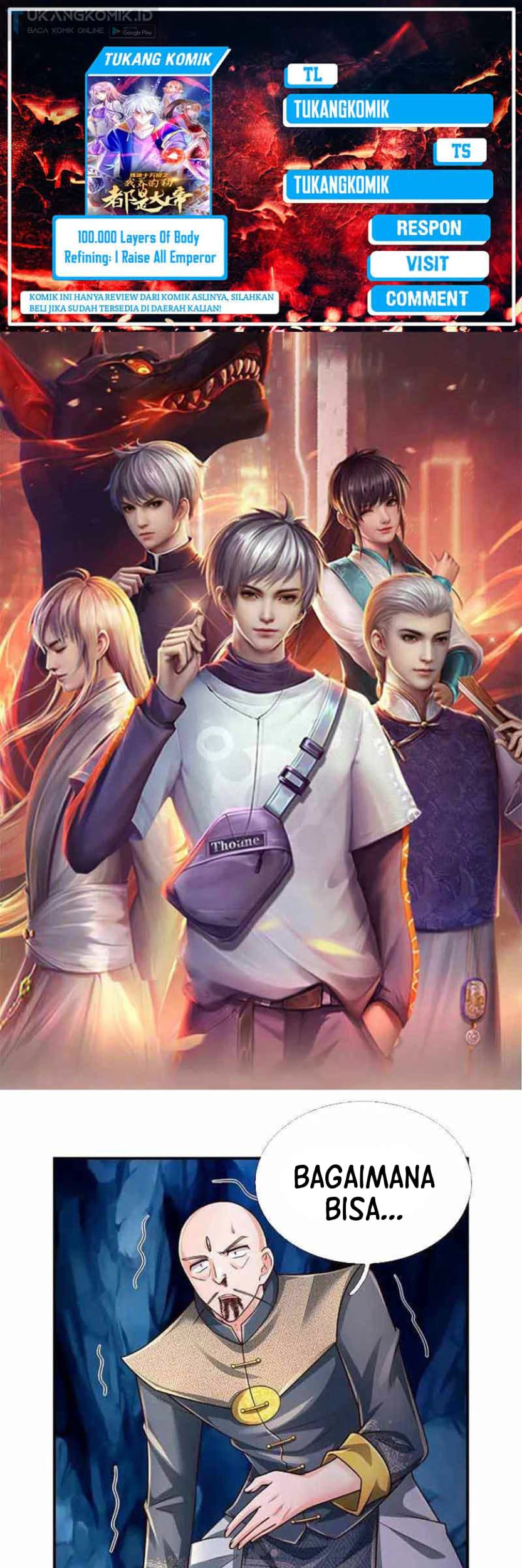 Baca Komik 100.000 Layers Of Body Refining: I Raise All Emperor Chapter 278 Gambar 1