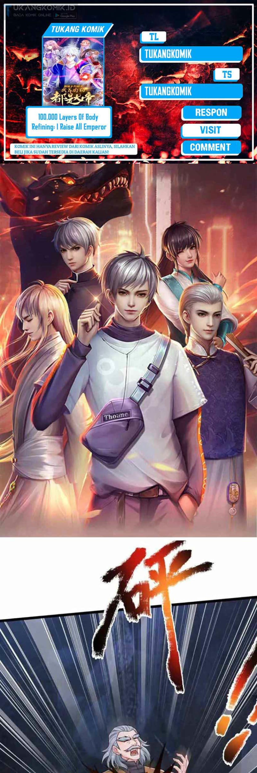 Baca Komik 100.000 Layers Of Body Refining: I Raise All Emperor Chapter 279 Gambar 1