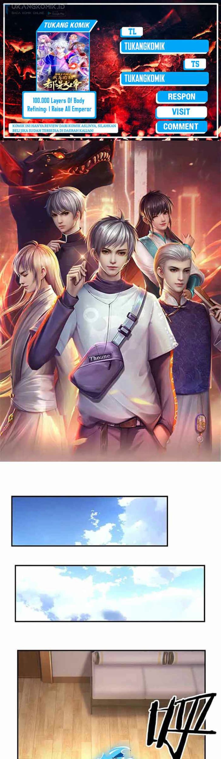 Baca Komik 100.000 Layers Of Body Refining: I Raise All Emperor Chapter 282 Gambar 1