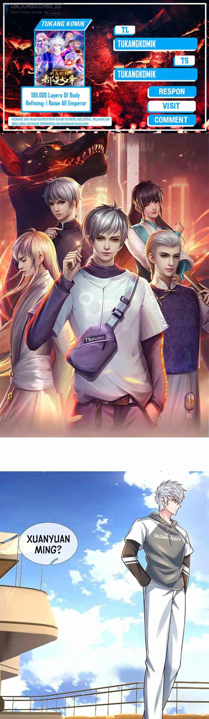 Baca Komik 100.000 Layers Of Body Refining: I Raise All Emperor Chapter 283 Gambar 1