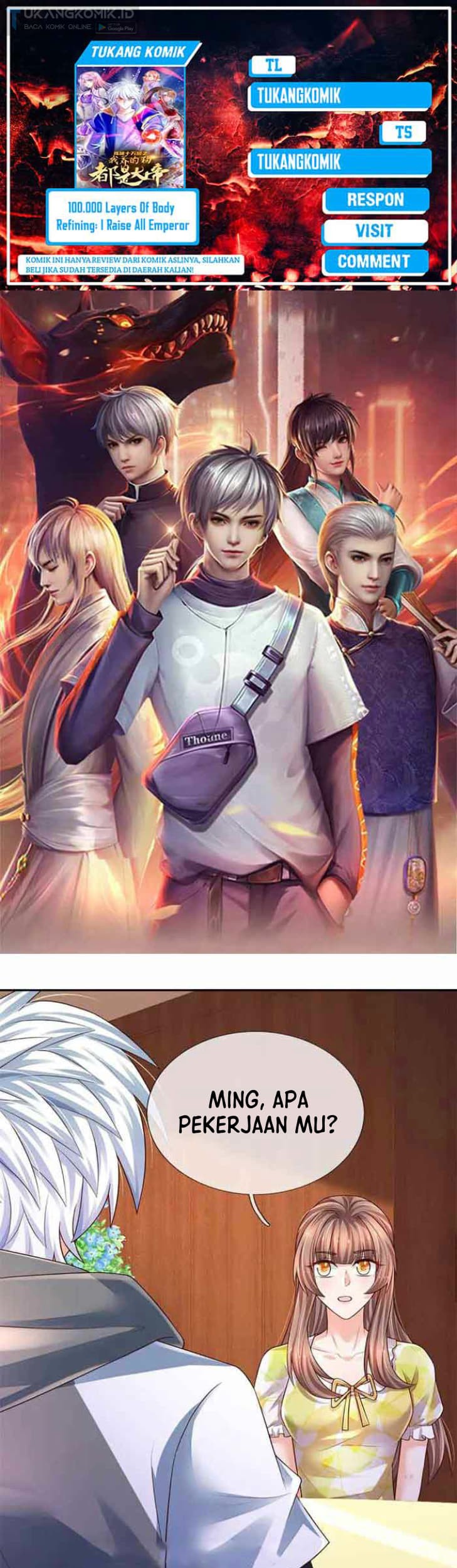Baca Komik 100.000 Layers Of Body Refining: I Raise All Emperor Chapter 284 Gambar 1