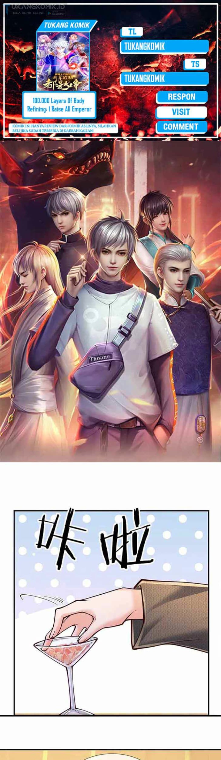 Baca Komik 100.000 Layers Of Body Refining: I Raise All Emperor Chapter 285 Gambar 1