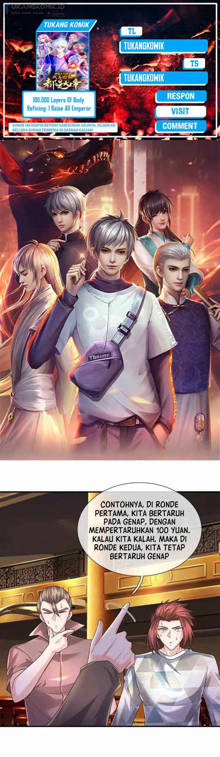 Baca Komik 100.000 Layers Of Body Refining: I Raise All Emperor Chapter 286 Gambar 1