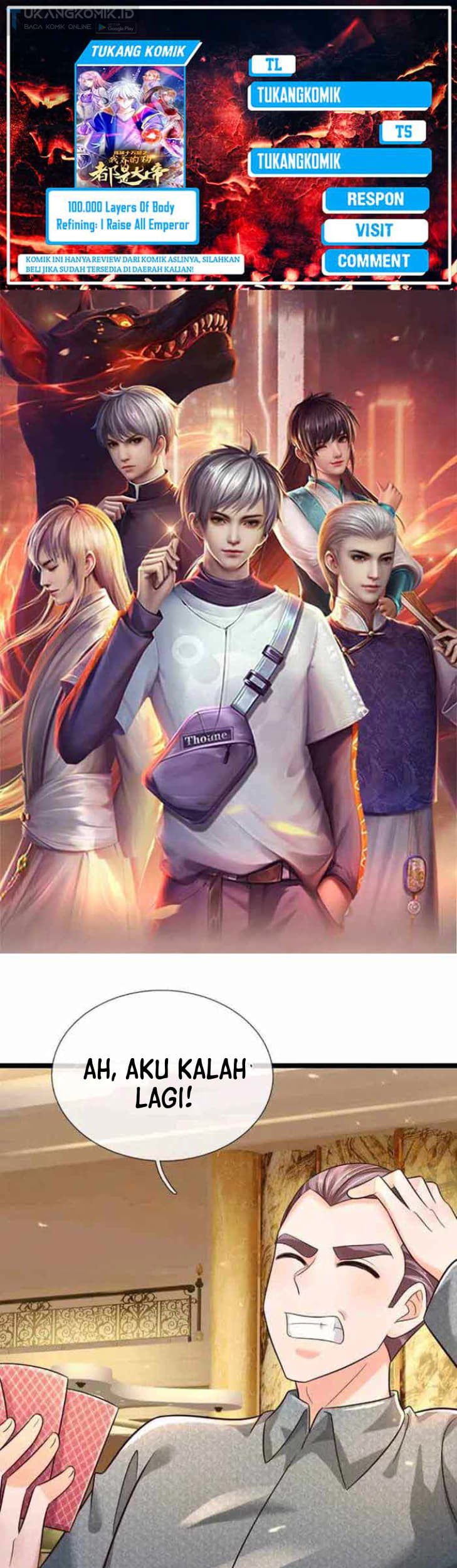 Baca Komik 100.000 Layers Of Body Refining: I Raise All Emperor Chapter 287 Gambar 1