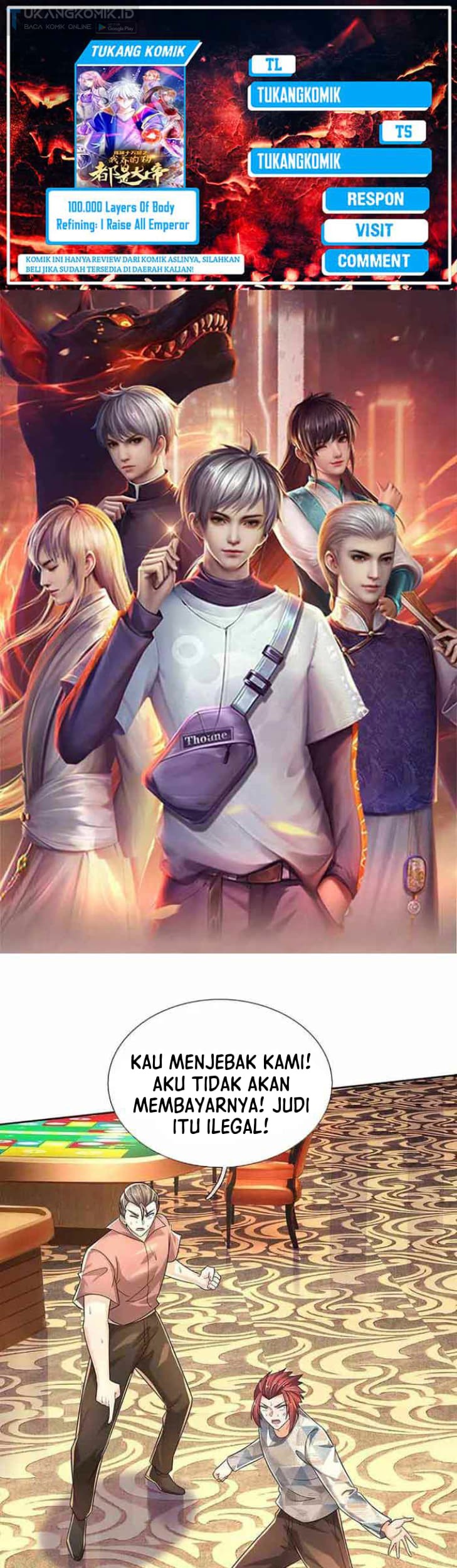 Baca Komik 100.000 Layers Of Body Refining: I Raise All Emperor Chapter 289 Gambar 1