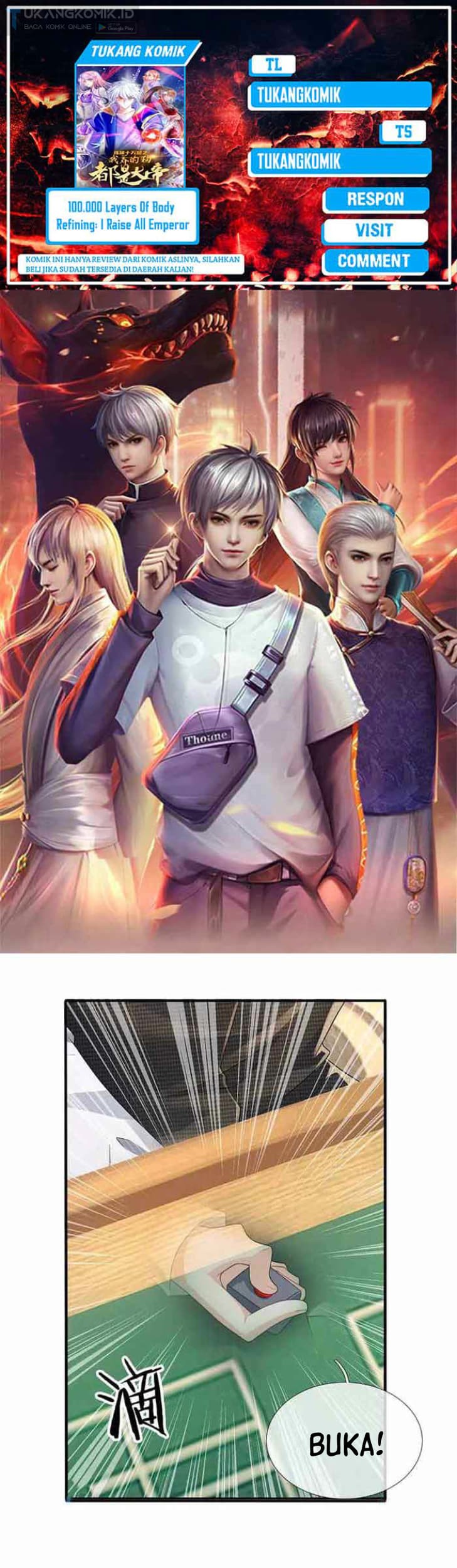 Baca Komik 100.000 Layers Of Body Refining: I Raise All Emperor Chapter 291 Gambar 1