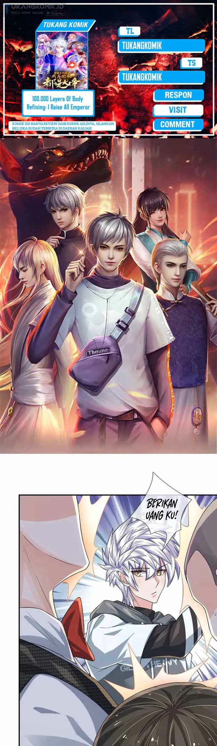 Baca Komik 100.000 Layers Of Body Refining: I Raise All Emperor Chapter 292 Gambar 1