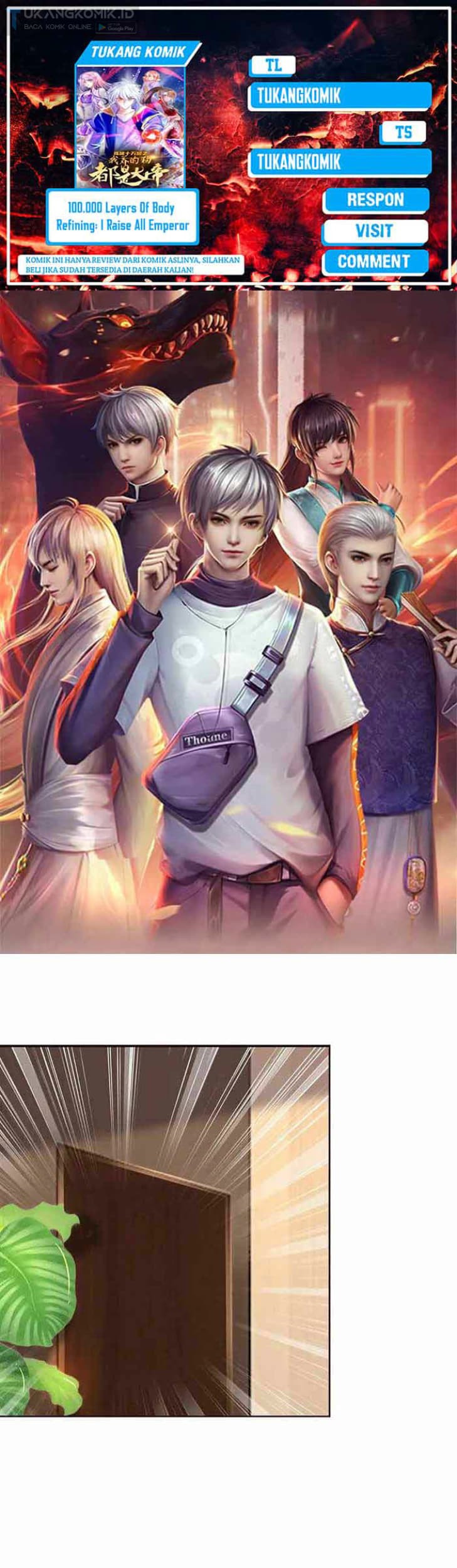Baca Komik 100.000 Layers Of Body Refining: I Raise All Emperor Chapter 295 Gambar 1