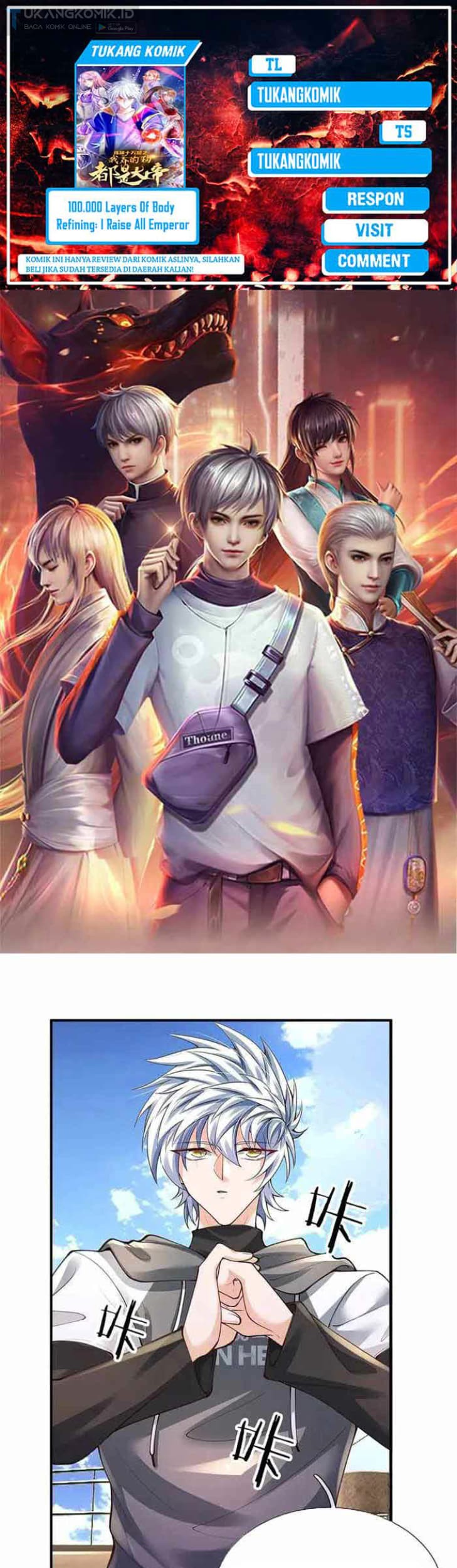 Baca Komik 100.000 Layers Of Body Refining: I Raise All Emperor Chapter 297 Gambar 1
