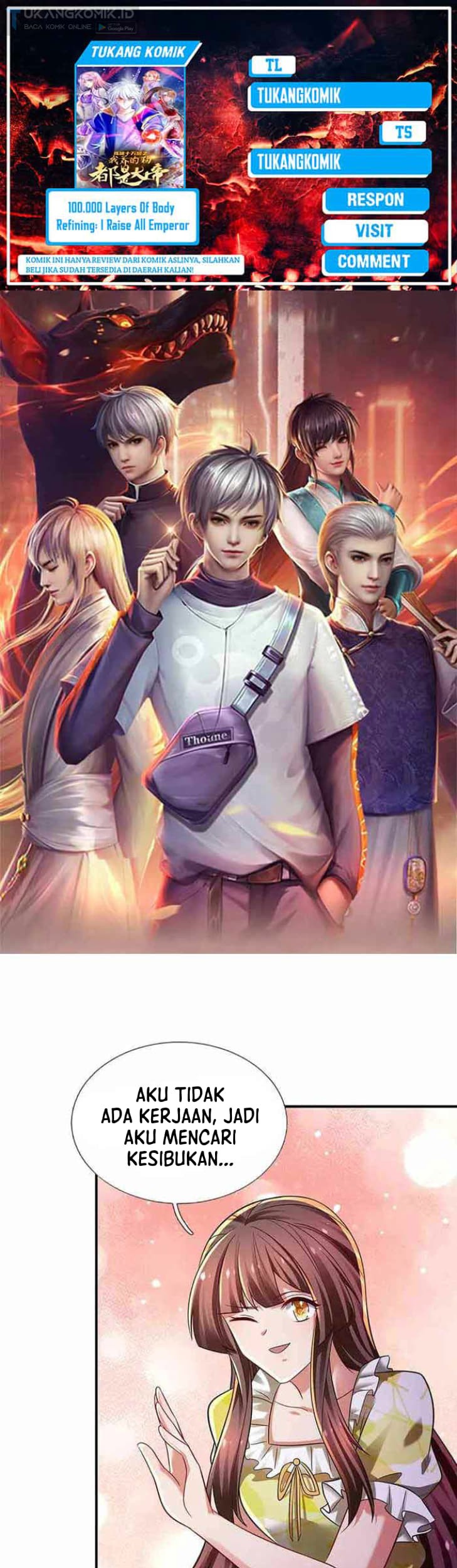 Baca Komik 100.000 Layers Of Body Refining: I Raise All Emperor Chapter 298 Gambar 1