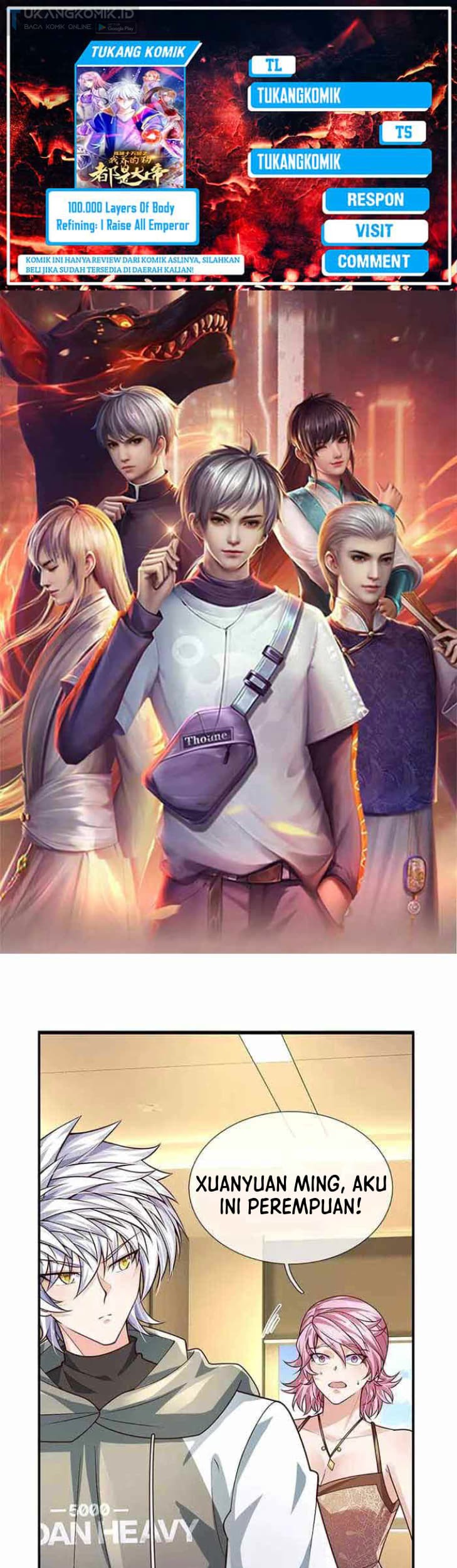 Baca Komik 100.000 Layers Of Body Refining: I Raise All Emperor Chapter 299 Gambar 1