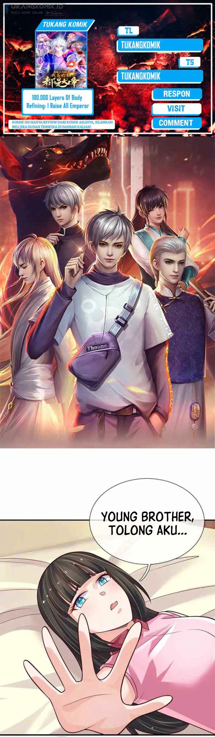 Baca Komik 100.000 Layers Of Body Refining: I Raise All Emperor Chapter 303 Gambar 1