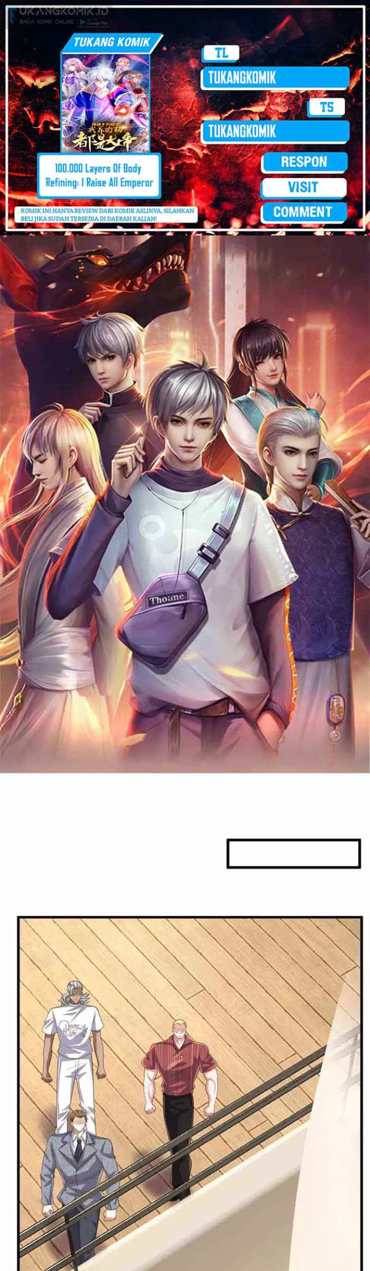 Baca Komik 100.000 Layers Of Body Refining: I Raise All Emperor Chapter 304 Gambar 1
