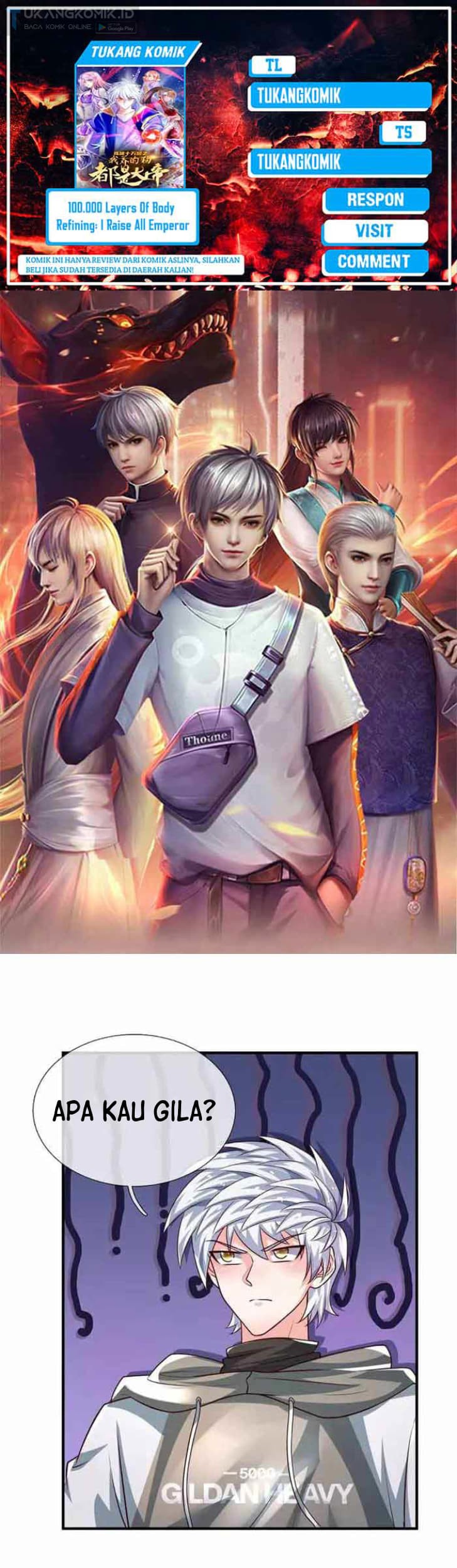 Baca Komik 100.000 Layers Of Body Refining: I Raise All Emperor Chapter 305 Gambar 1