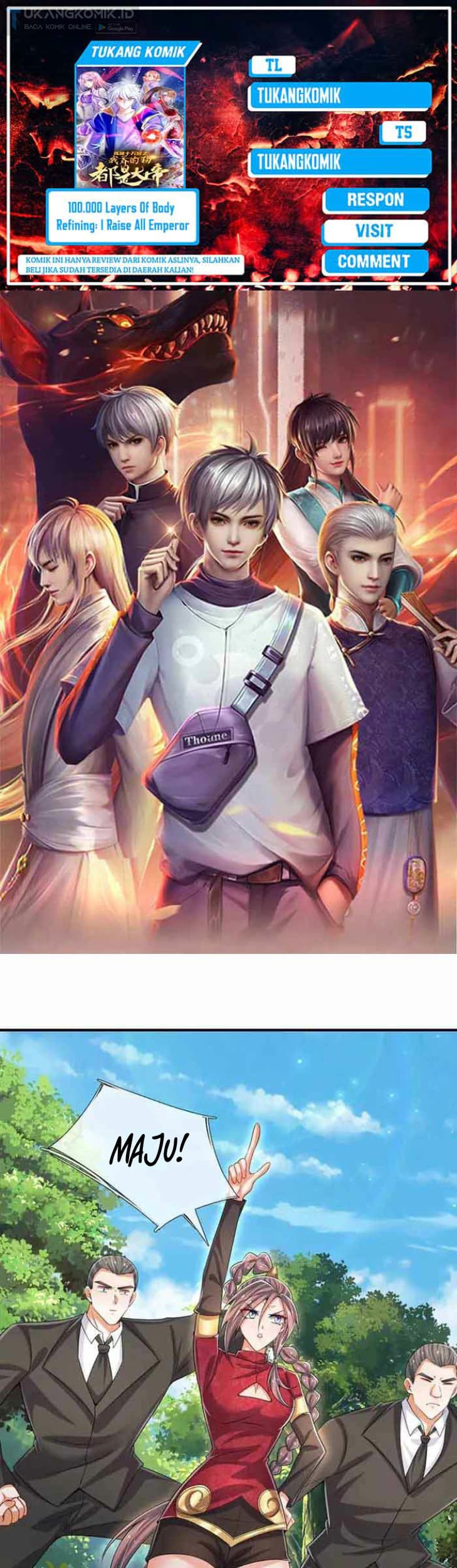 Baca Komik 100.000 Layers Of Body Refining: I Raise All Emperor Chapter 306 Gambar 1