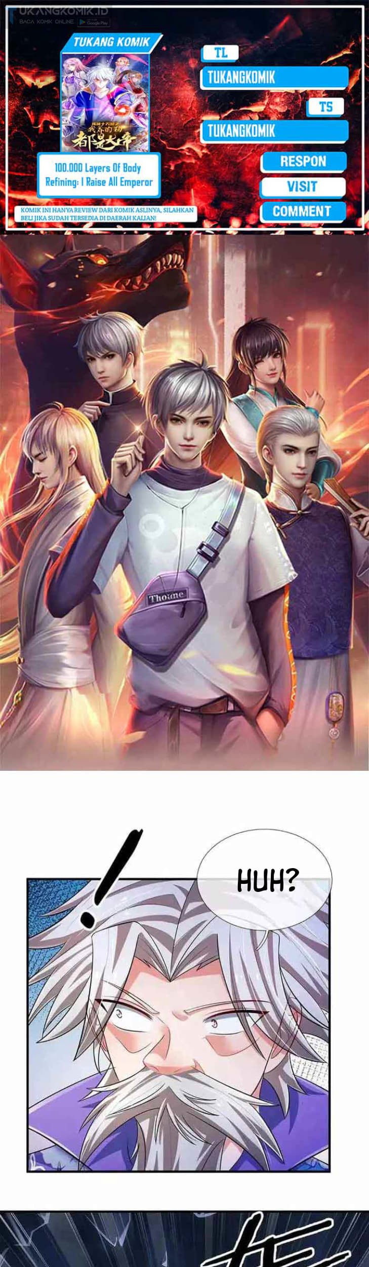 Baca Komik 100.000 Layers Of Body Refining: I Raise All Emperor Chapter 314 Gambar 1