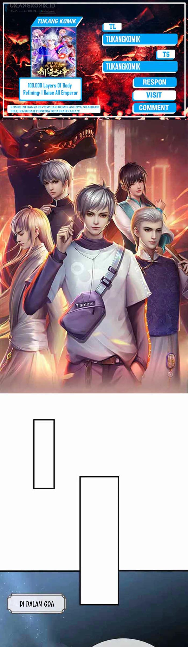 Baca Komik 100.000 Layers Of Body Refining: I Raise All Emperor Chapter 321 Gambar 1