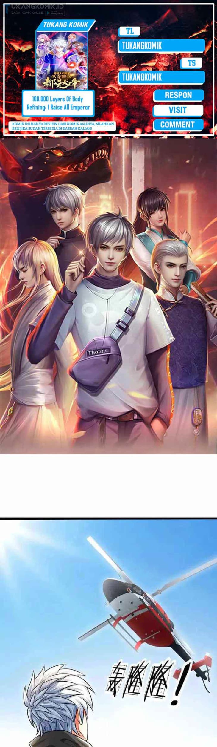Baca Komik 100.000 Layers Of Body Refining: I Raise All Emperor Chapter 323 Gambar 1