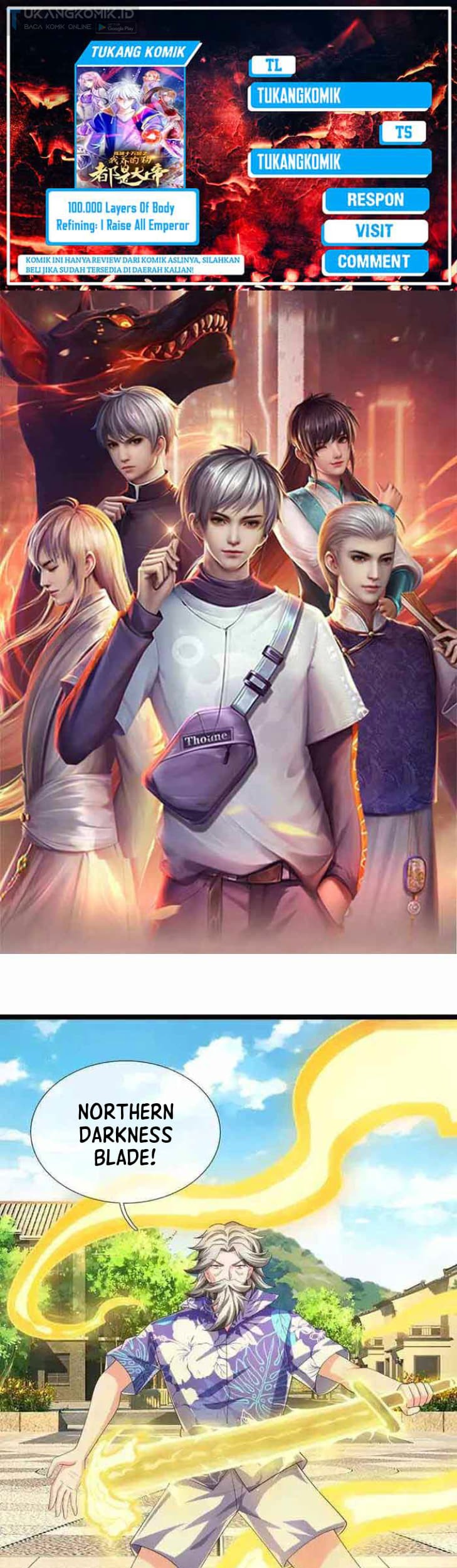 Baca Komik 100.000 Layers Of Body Refining: I Raise All Emperor Chapter 324 Gambar 1