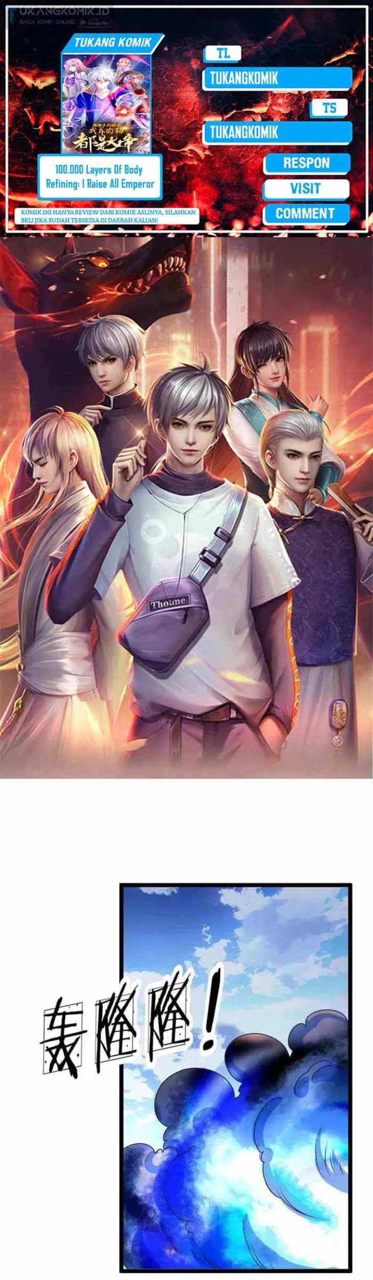 Baca Komik 100.000 Layers Of Body Refining: I Raise All Emperor Chapter 325 Gambar 1