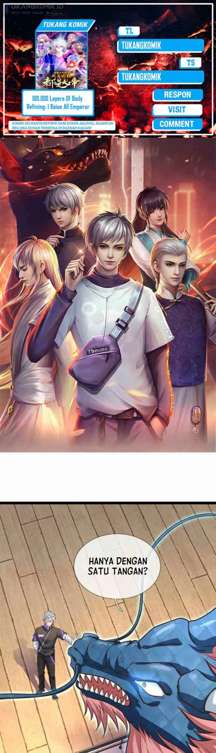 Baca Komik 100.000 Layers Of Body Refining: I Raise All Emperor Chapter 326 Gambar 1