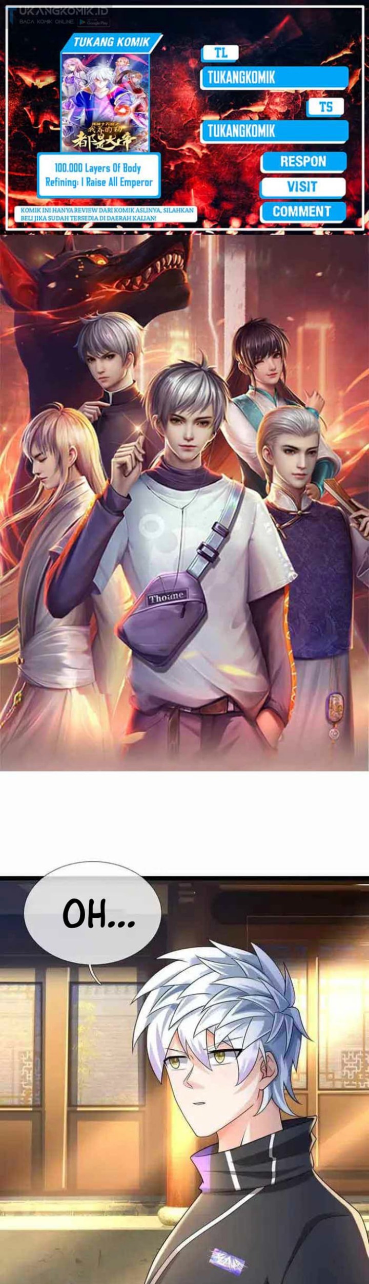 Baca Komik 100.000 Layers Of Body Refining: I Raise All Emperor Chapter 327 Gambar 1