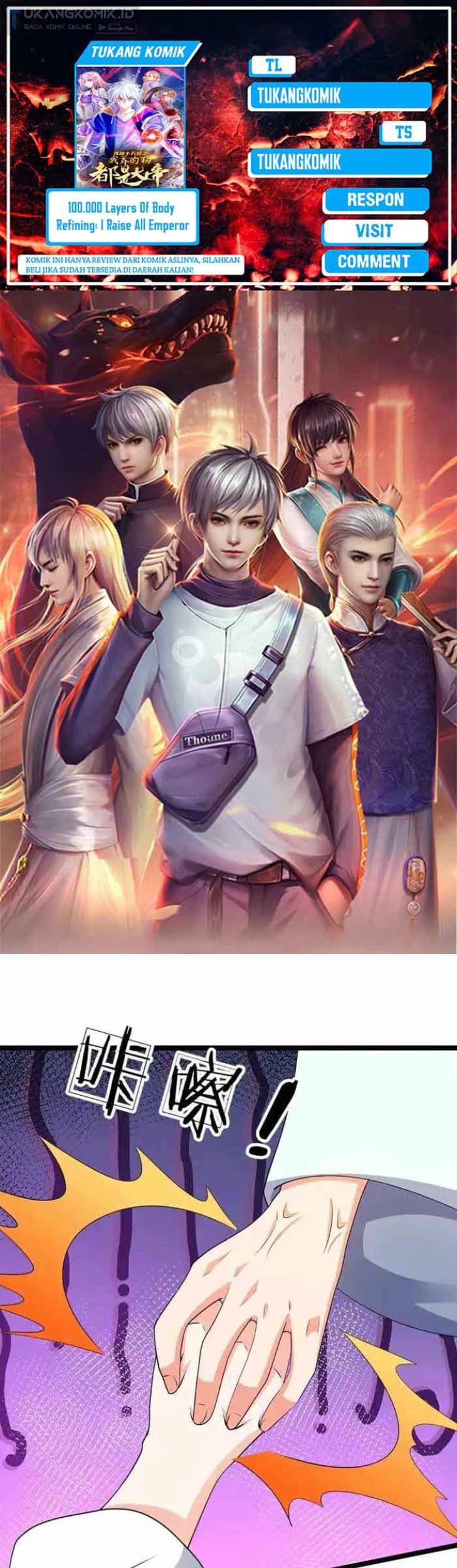 Baca Komik 100.000 Layers Of Body Refining: I Raise All Emperor Chapter 328 Gambar 1