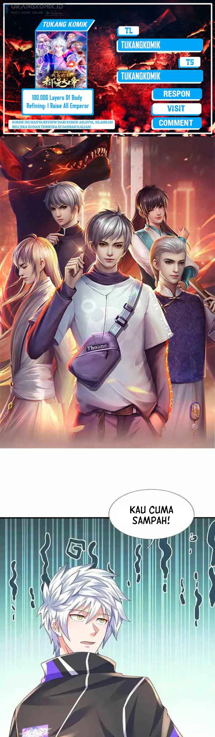 Baca Komik 100.000 Layers Of Body Refining: I Raise All Emperor Chapter 329 Gambar 1