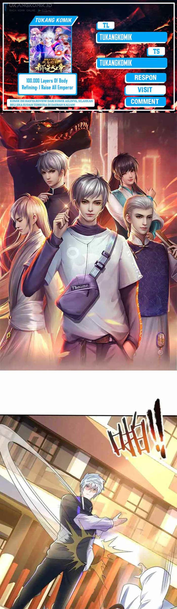 Baca Komik 100.000 Layers Of Body Refining: I Raise All Emperor Chapter 330 Gambar 1