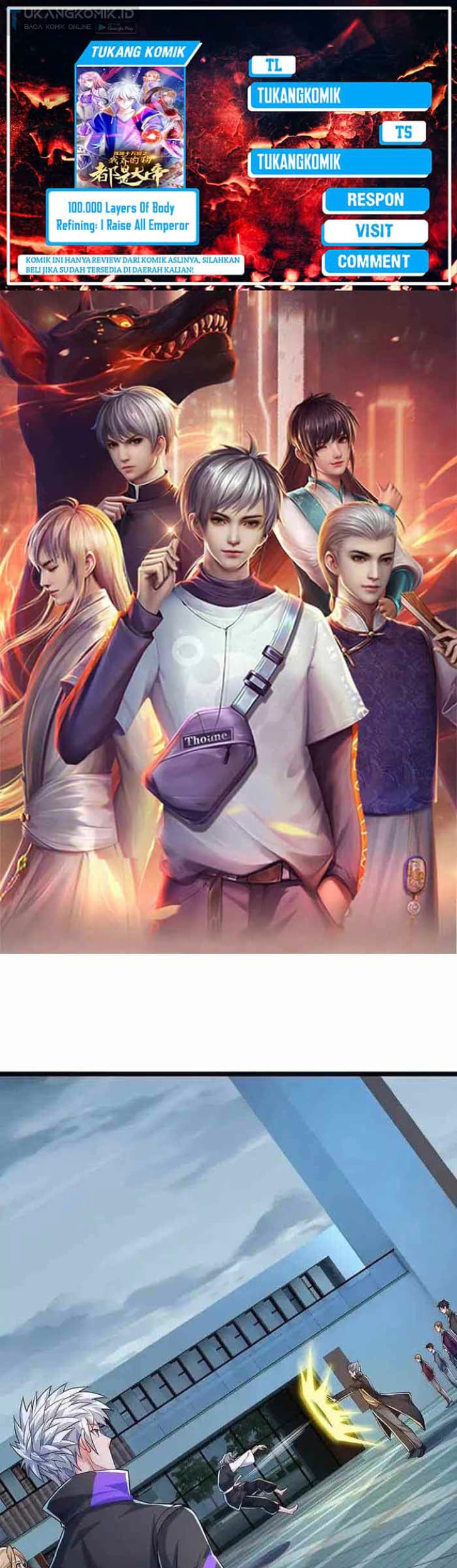Baca Komik 100.000 Layers Of Body Refining: I Raise All Emperor Chapter 331 Gambar 1