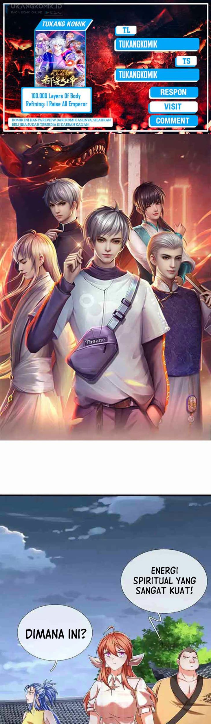Baca Komik 100.000 Layers Of Body Refining: I Raise All Emperor Chapter 333 Gambar 1