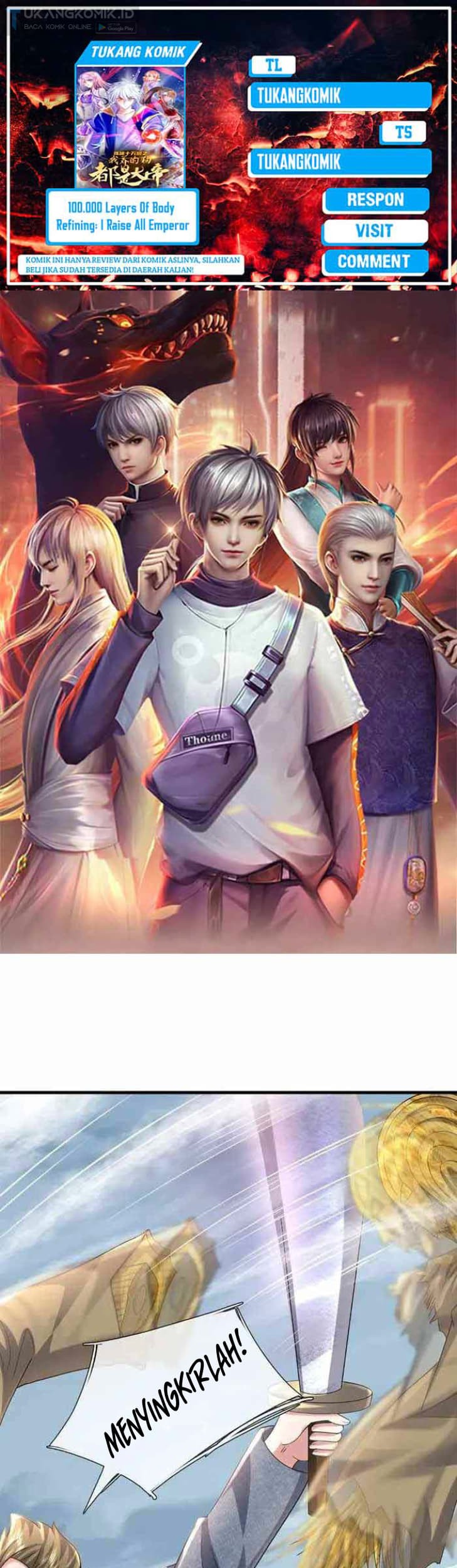 Baca Komik 100.000 Layers Of Body Refining: I Raise All Emperor Chapter 335 Gambar 1