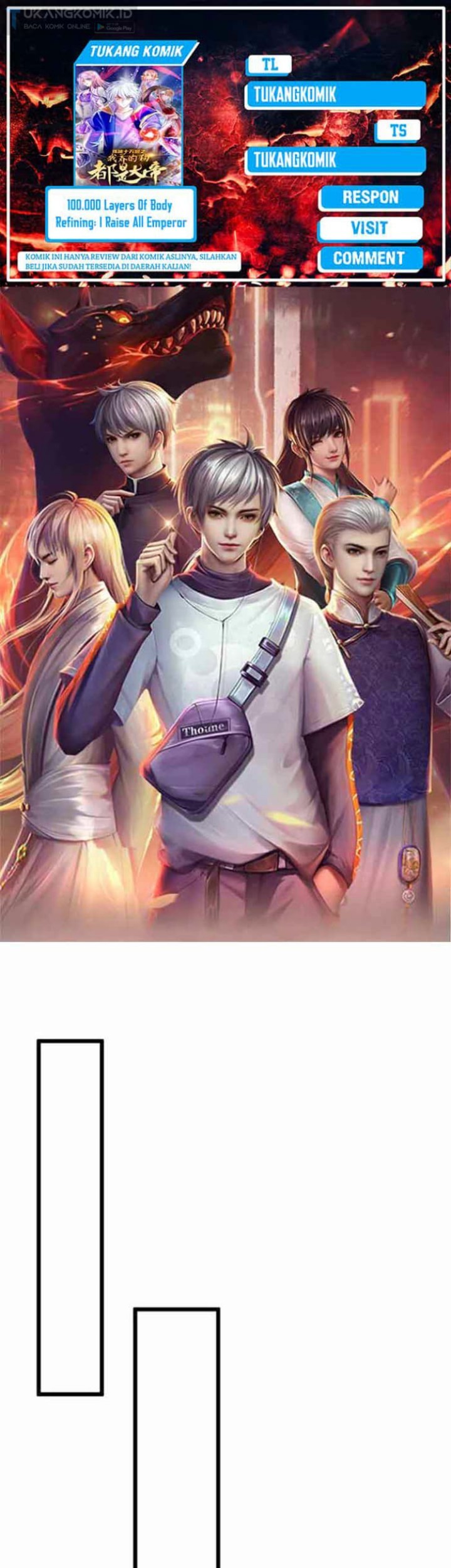 Baca Komik 100.000 Layers Of Body Refining: I Raise All Emperor Chapter 338 Gambar 1