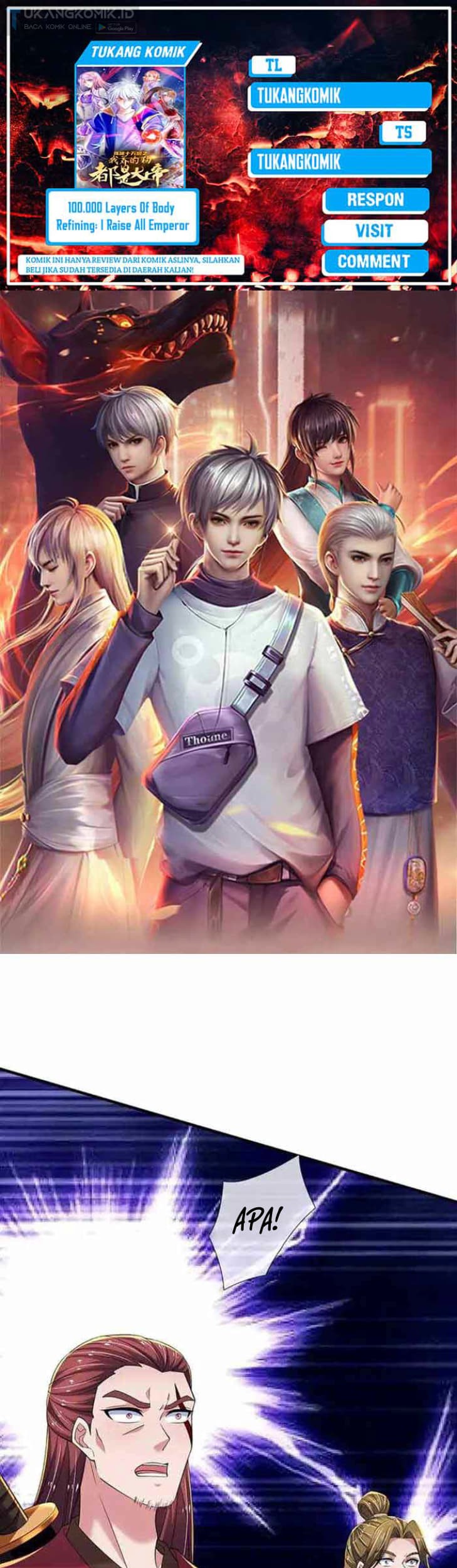 Baca Komik 100.000 Layers Of Body Refining: I Raise All Emperor Chapter 340 Gambar 1