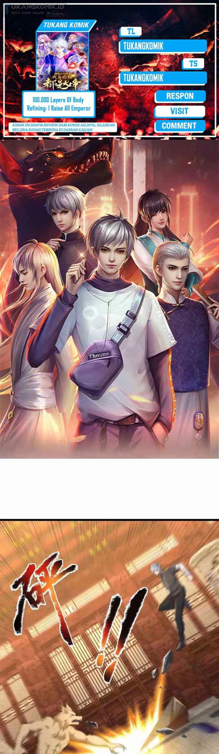 Baca Komik 100.000 Layers Of Body Refining: I Raise All Emperor Chapter 341 Gambar 1
