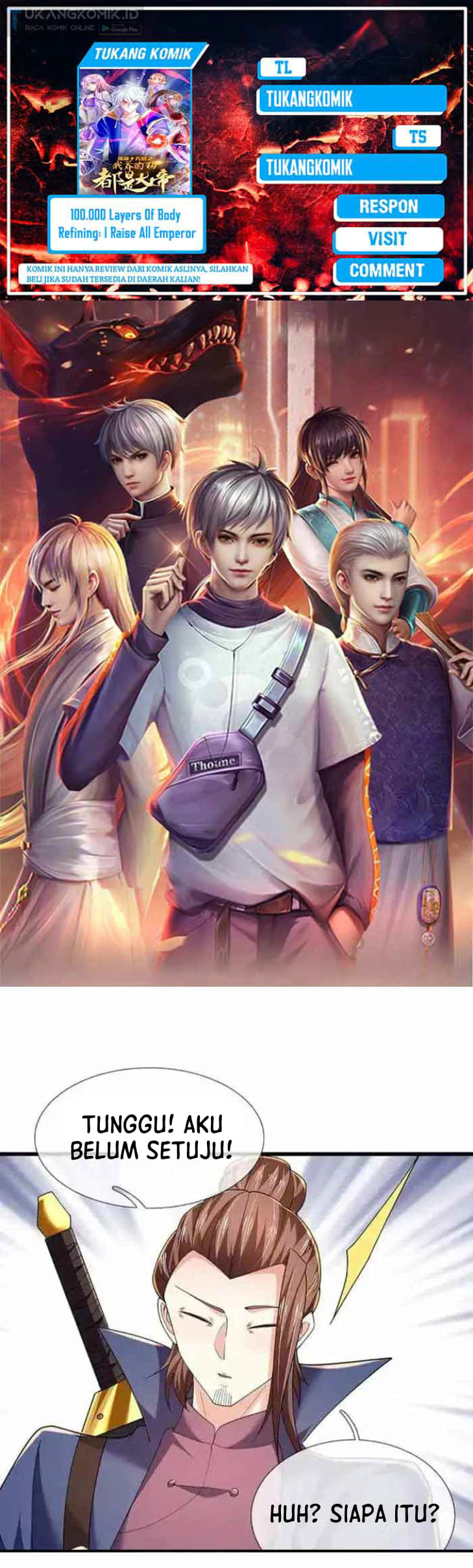 Baca Komik 100.000 Layers Of Body Refining: I Raise All Emperor Chapter 346 Gambar 1