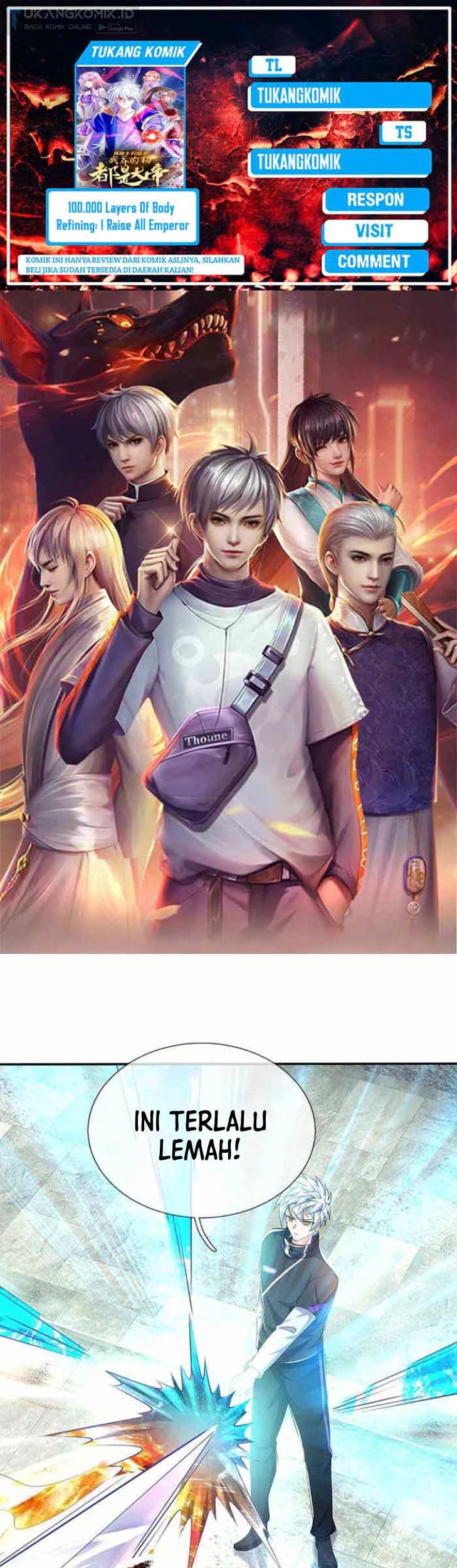 Baca Komik 100.000 Layers Of Body Refining: I Raise All Emperor Chapter 352 Gambar 1