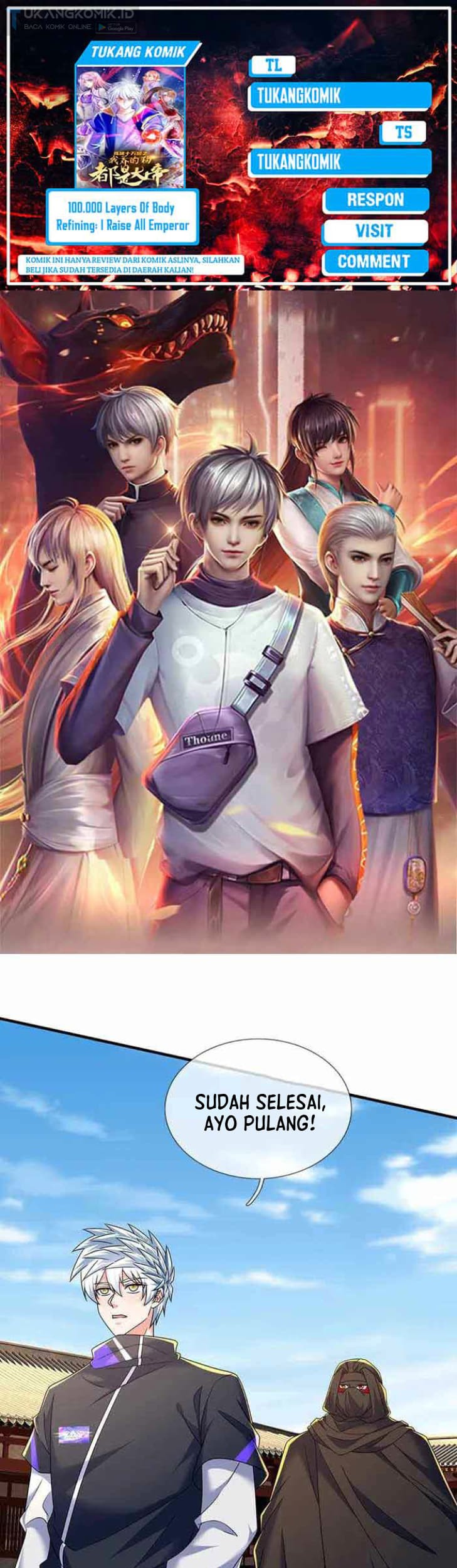 Baca Komik 100.000 Layers Of Body Refining: I Raise All Emperor Chapter 353 Gambar 1