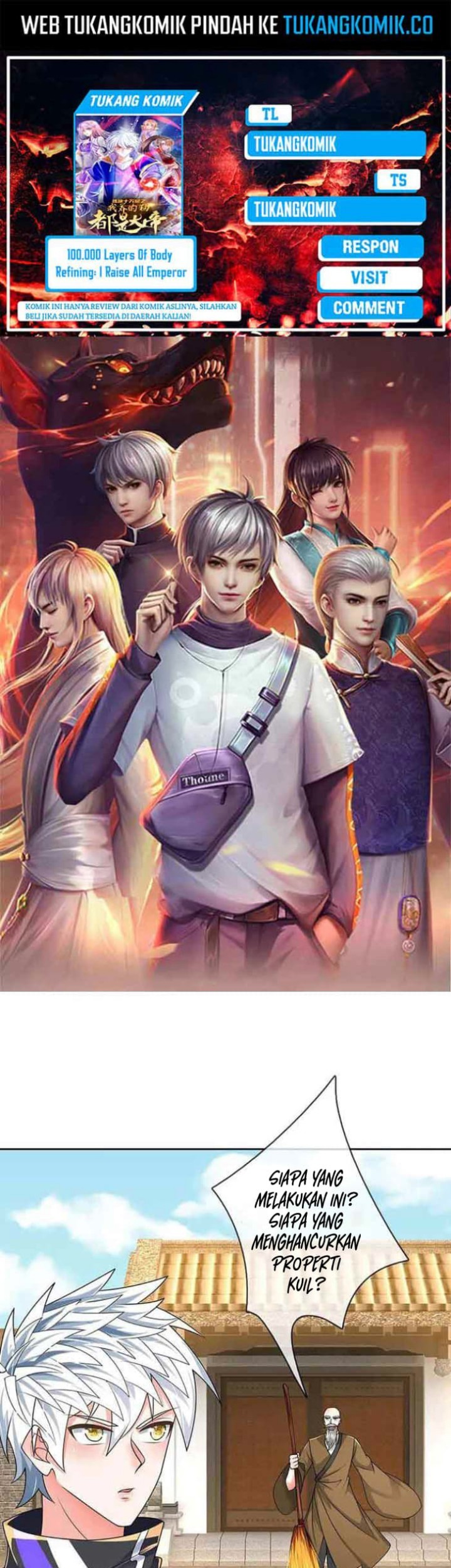 Baca Komik 100.000 Layers Of Body Refining: I Raise All Emperor Chapter 361 Gambar 1