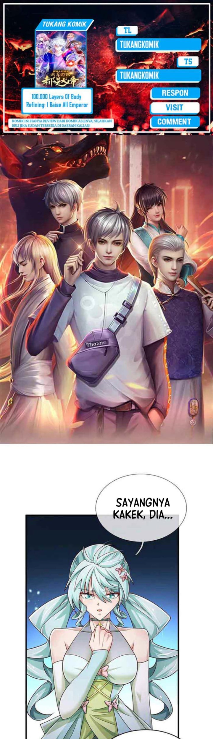 Baca Komik 100.000 Layers Of Body Refining: I Raise All Emperor Chapter 366 Gambar 1