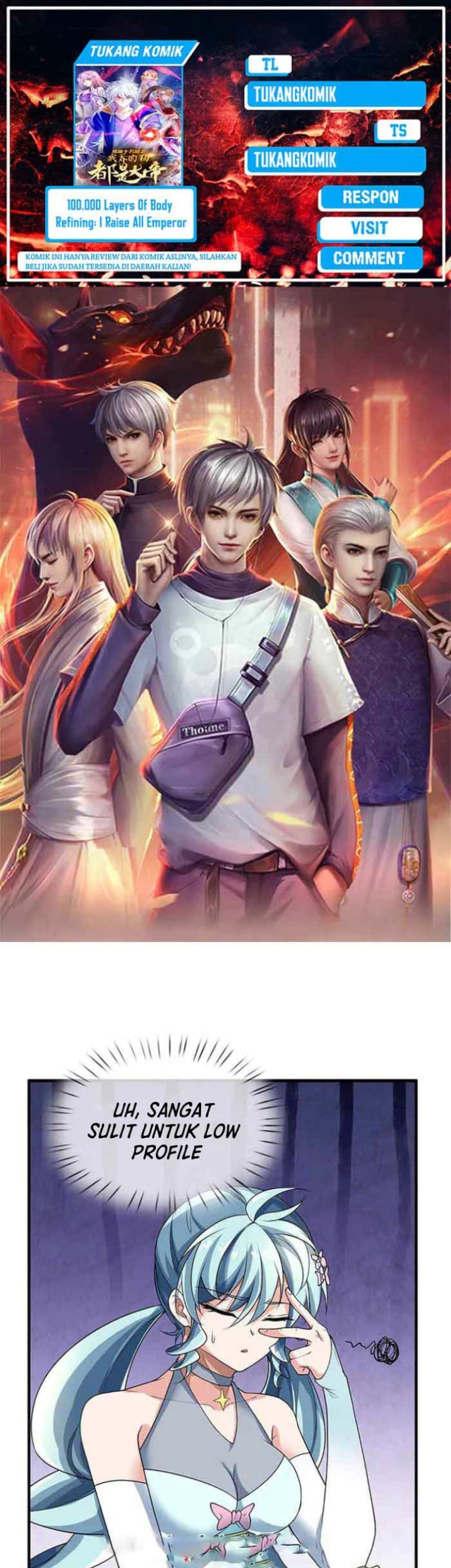 Baca Komik 100.000 Layers Of Body Refining: I Raise All Emperor Chapter 368 Gambar 1
