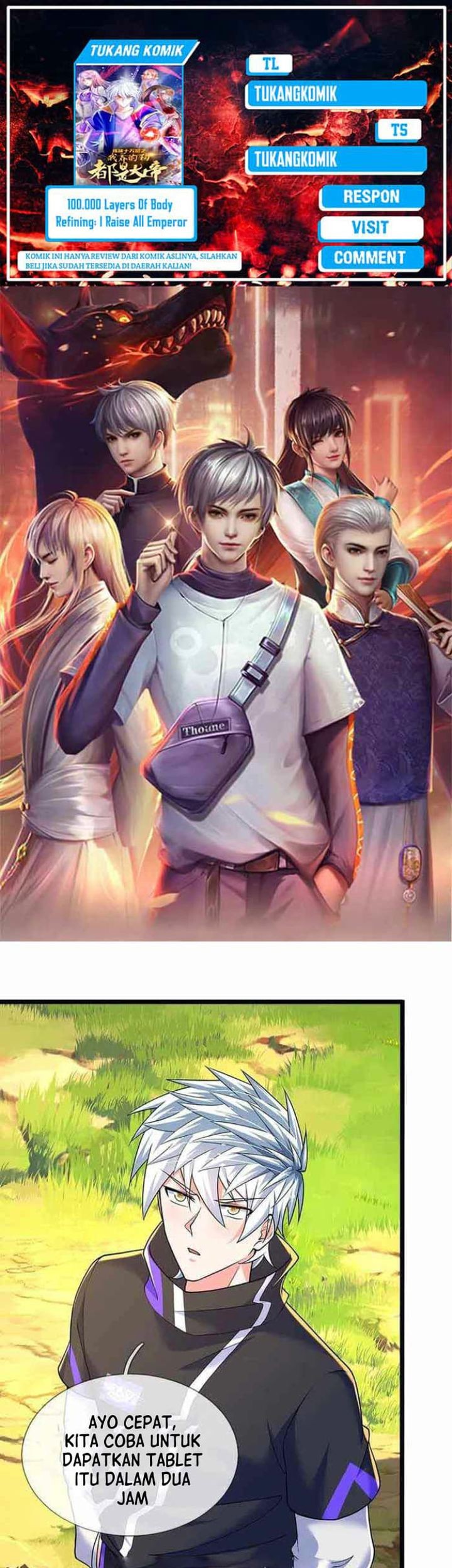 Baca Komik 100.000 Layers Of Body Refining: I Raise All Emperor Chapter 373 Gambar 1