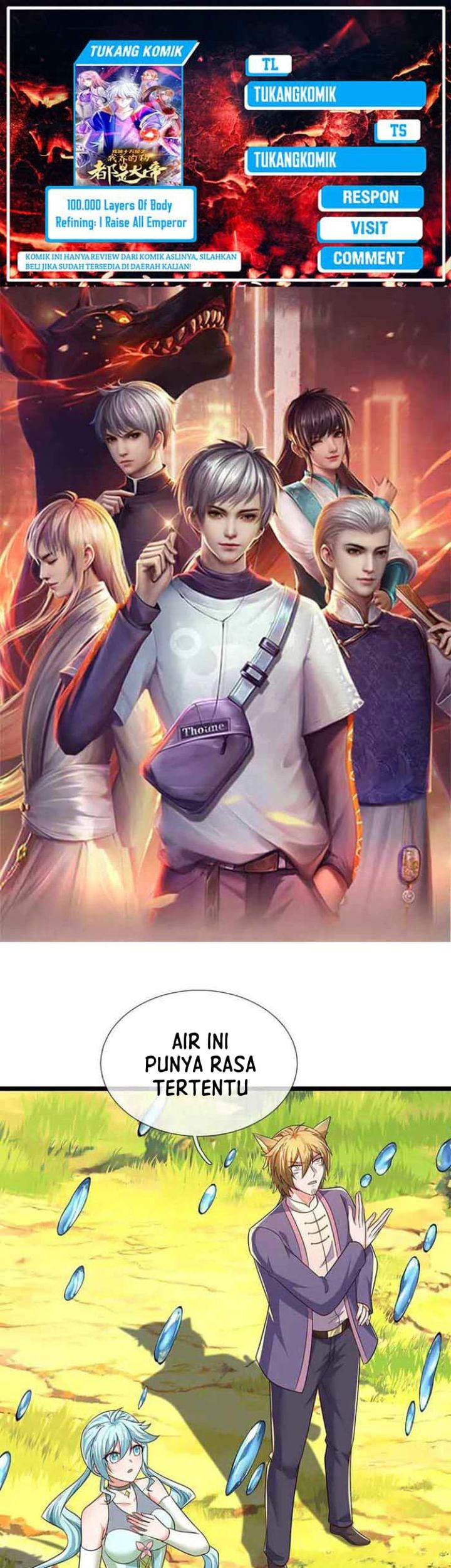 Baca Komik 100.000 Layers Of Body Refining: I Raise All Emperor Chapter 375 Gambar 1