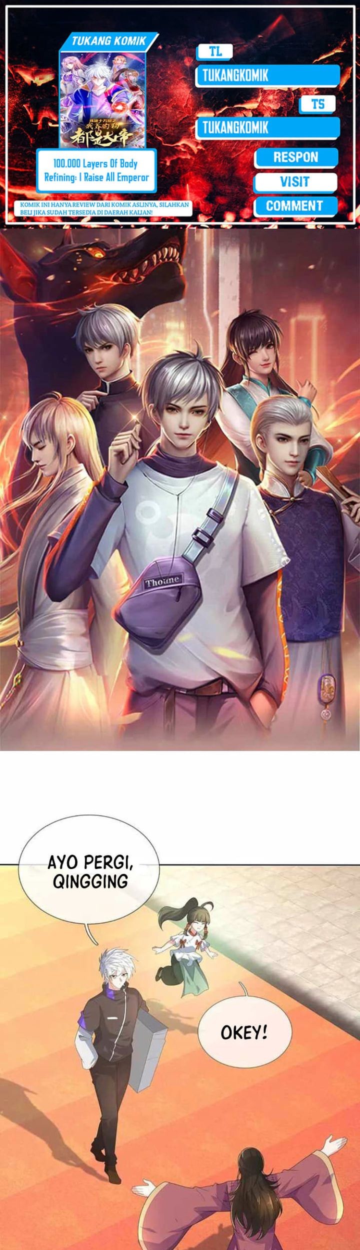 Baca Komik 100.000 Layers Of Body Refining: I Raise All Emperor Chapter 377 Gambar 1